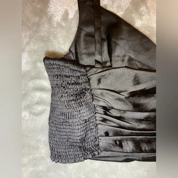 Zara NWT satin woman crop top Size Small - Picture 4 of 13